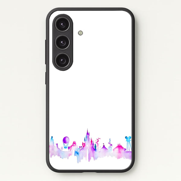 Watercolour Fairytaleland Paris - Disney Phone Case for Galaxy S25