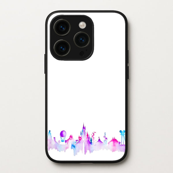 Watercolour Fairytaleland Paris - Disney Phone Case for iPhone 14 Pro Max
