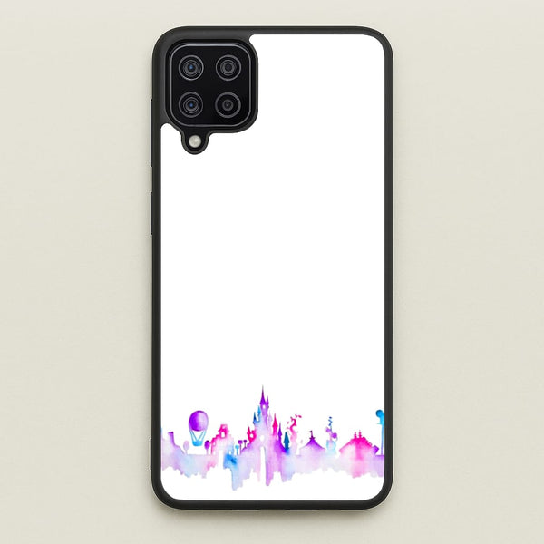 Watercolour Fairytaleland Paris - Disney Phone Case for Galaxy A12