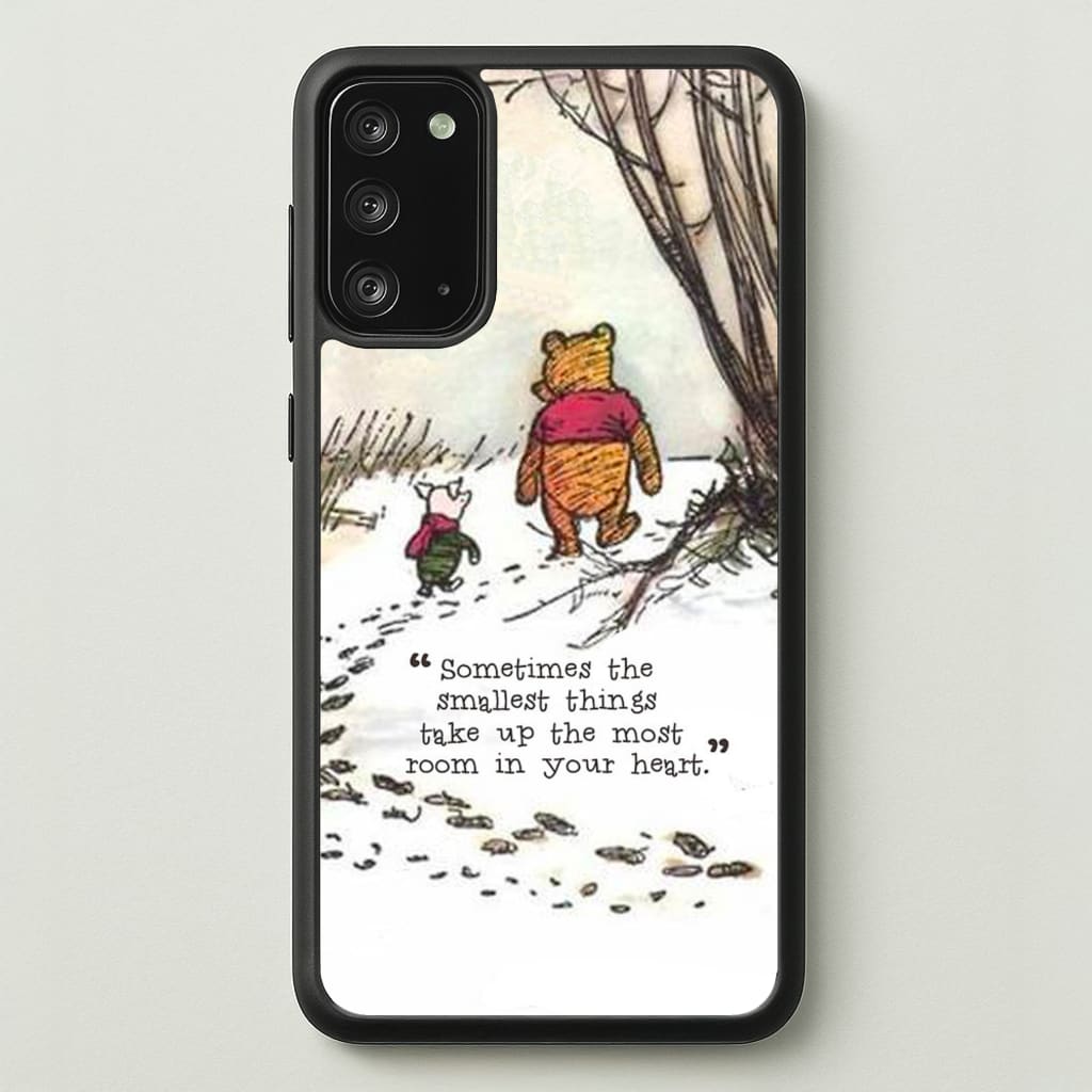 Sometimes The Smallest Things - Disney Phone Case for Galaxy Note 20