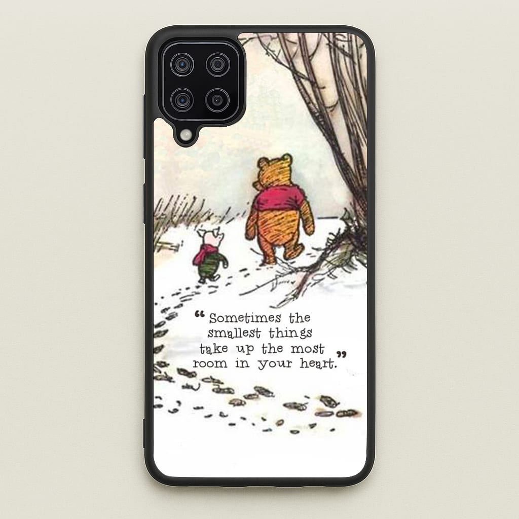 Sometimes The Smallest Things - Disney Phone Case for Galaxy A12