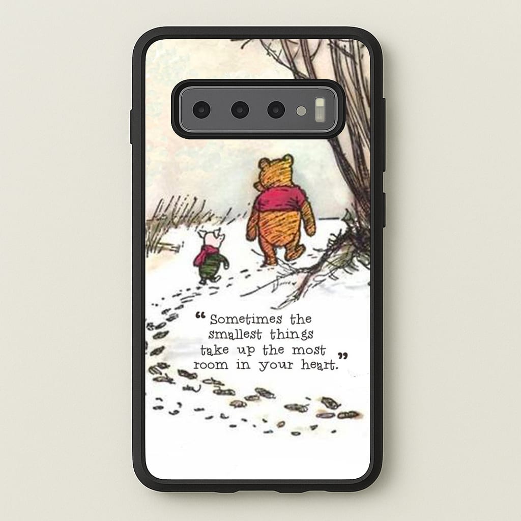Sometimes The Smallest Things - Disney Phone Case for Galaxy S10