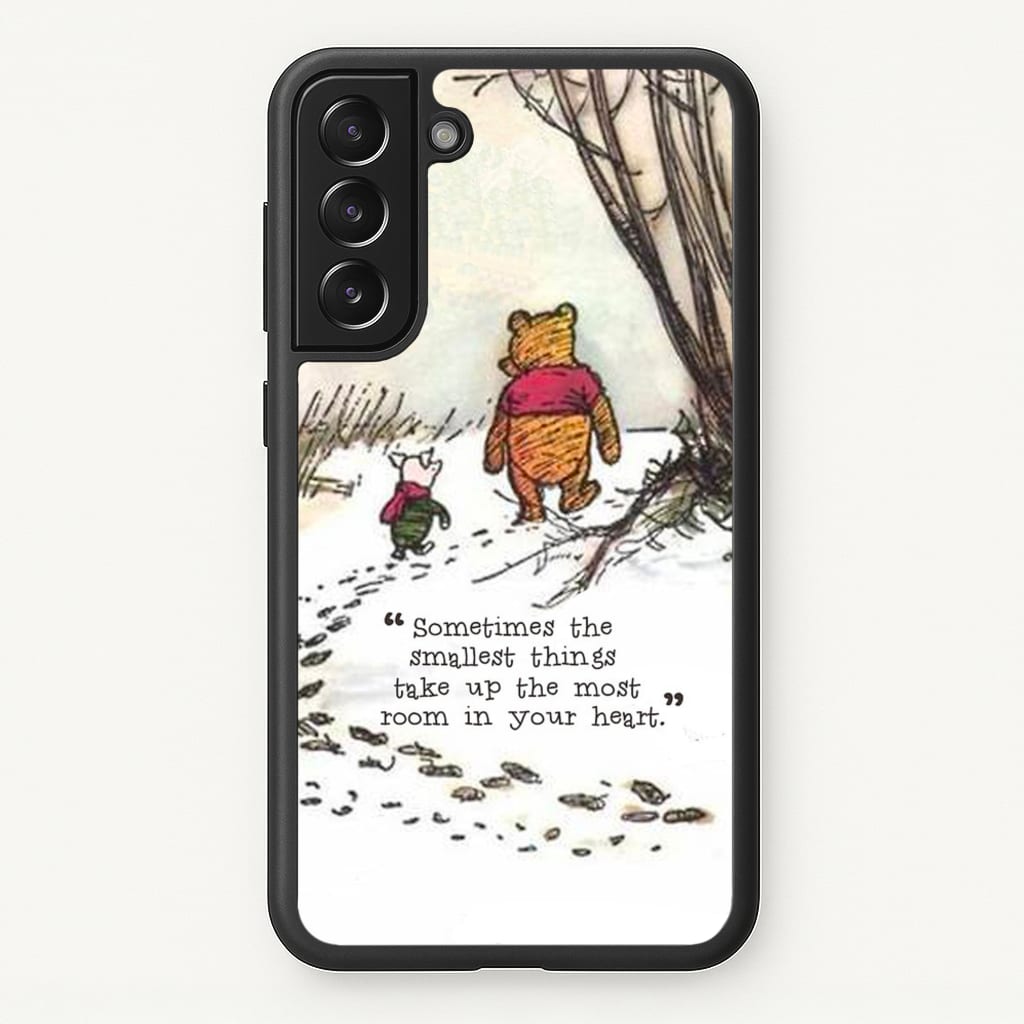 Sometimes The Smallest Things - Disney Phone Case for Galaxy S22