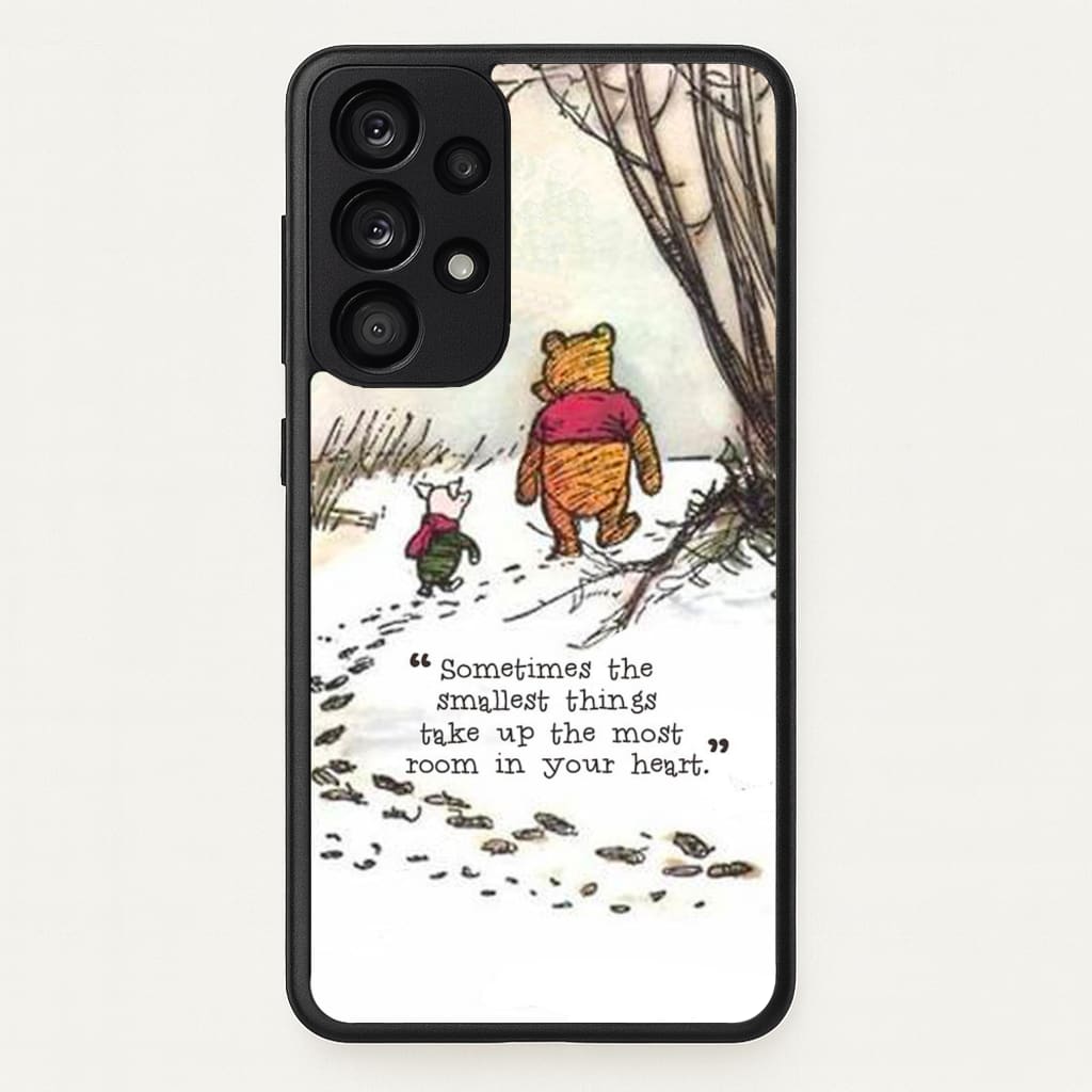 Sometimes The Smallest Things - Disney Phone Case for Galaxy A53