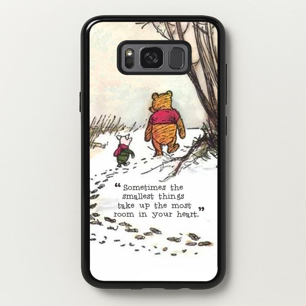 Sometimes The Smallest Things - Disney Phone Case for Galaxy S8