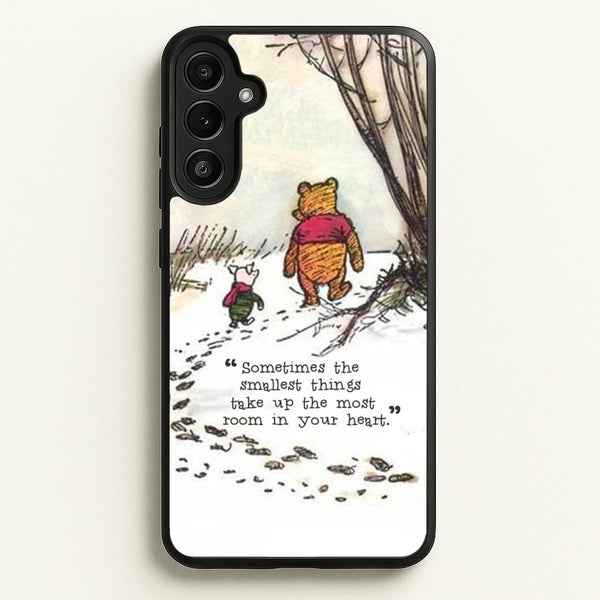 Sometimes The Smallest Things - Disney Phone Case for Galaxy A34