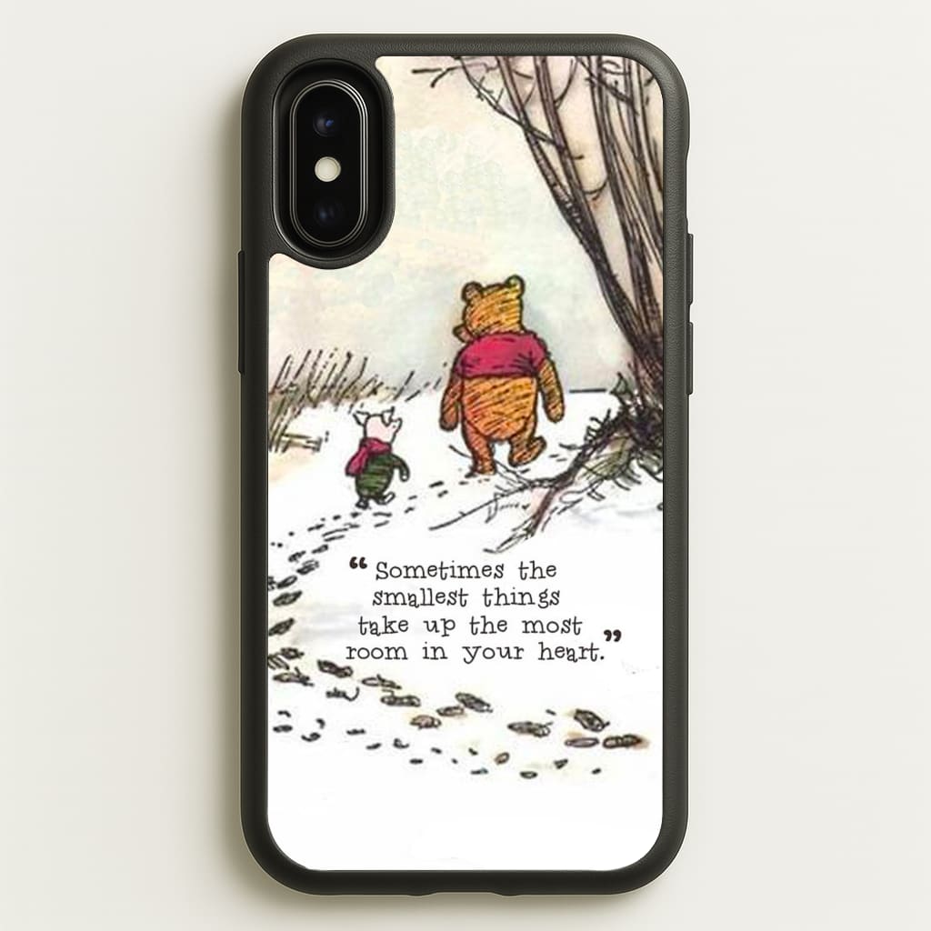 Sometimes The Smallest Things - Disney Phone Case for iPhone X / XS