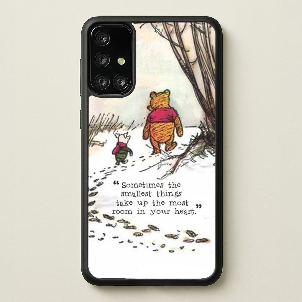 Sometimes The Smallest Things - Disney Phone Case for Galaxy A71
