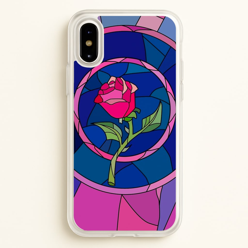 Glass Rose - Beauty - Disney Phone Case for iPhone X / XS