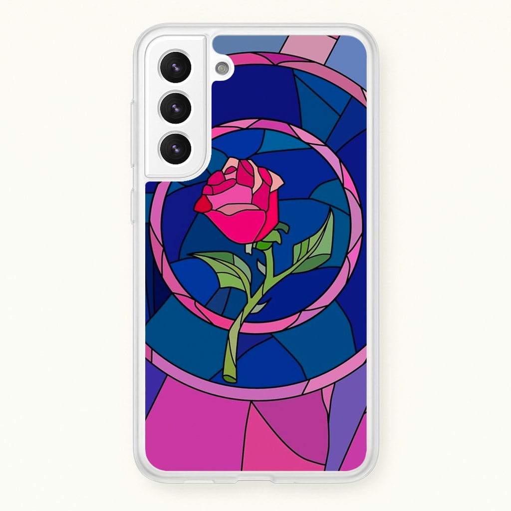 Glass Rose - Beauty - Disney Phone Case for Galaxy S21FE