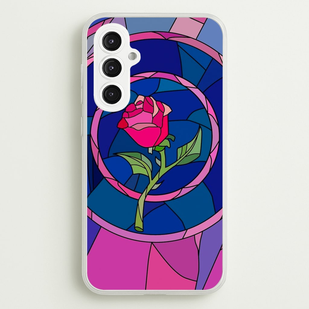 Glass Rose - Beauty - Disney Phone Case for Galaxy S23FE