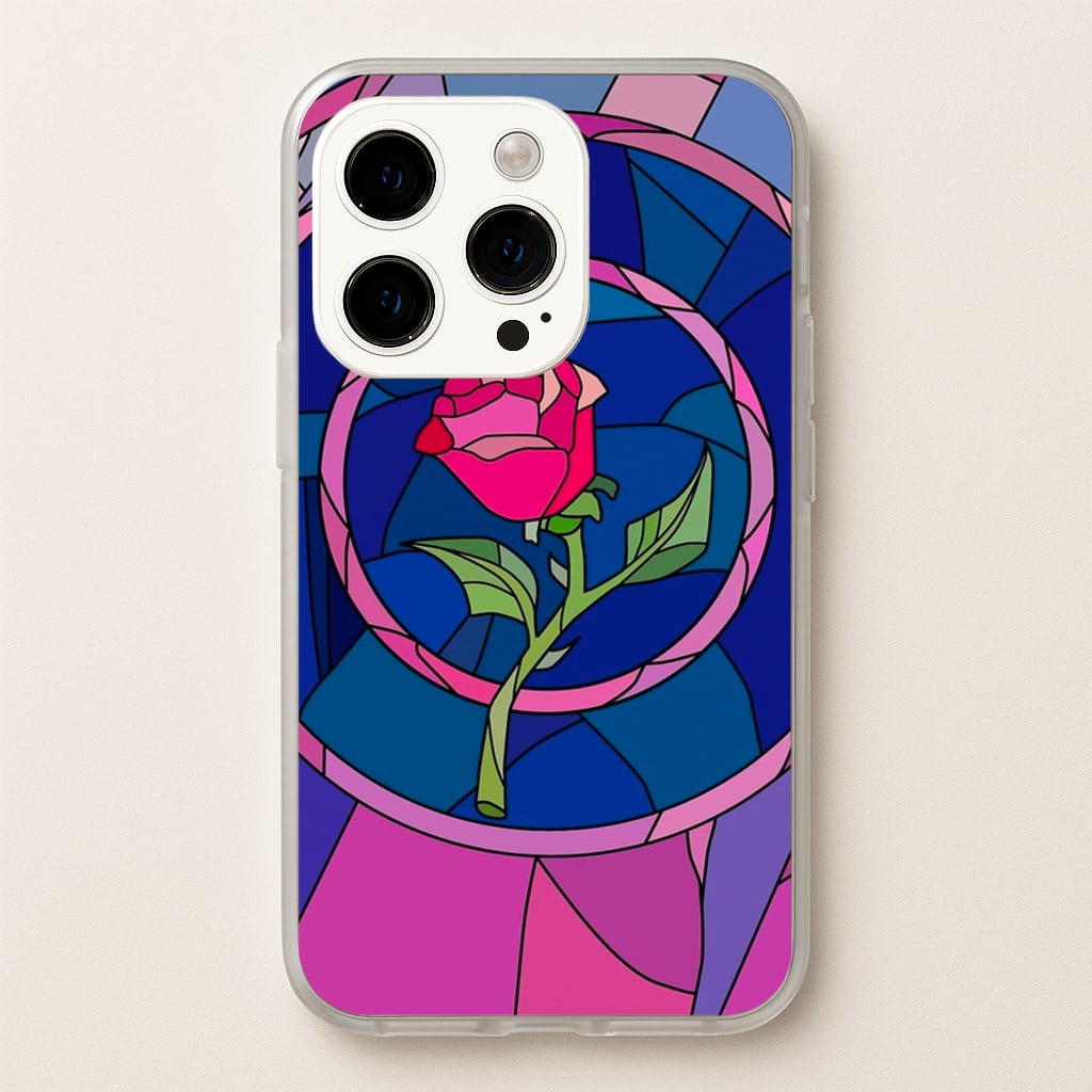 Glass Rose - Beauty - Disney Phone Case for iPhone 15 Pro Max