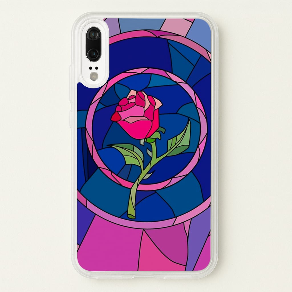Glass Rose - Beauty - Disney Phone Case for Huawei P20