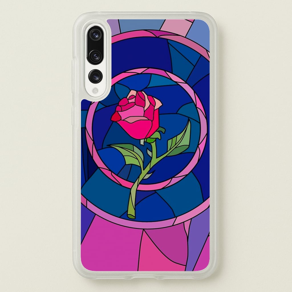 Glass Rose - Beauty - Disney Phone Case for Huawei P20 Pro