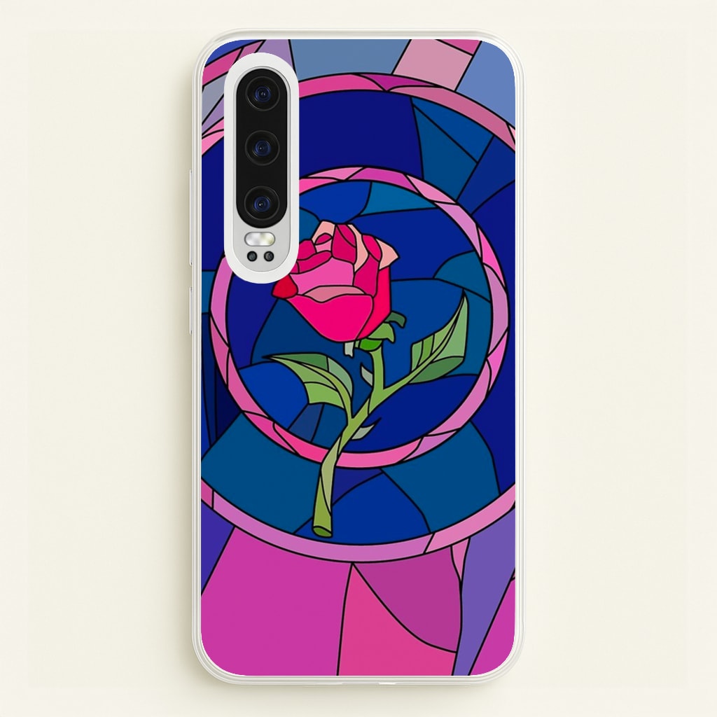 Glass Rose - Beauty - Disney Phone Case for Huawei P30