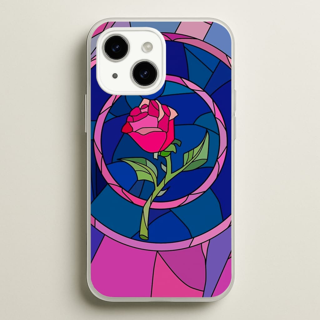 Glass Rose - Beauty - Disney Phone Case for iPhone 15