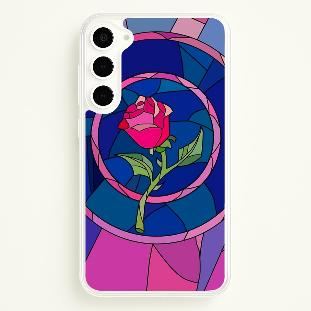 Glass Rose - Beauty - Disney Phone Case for Galaxy S23 Plus