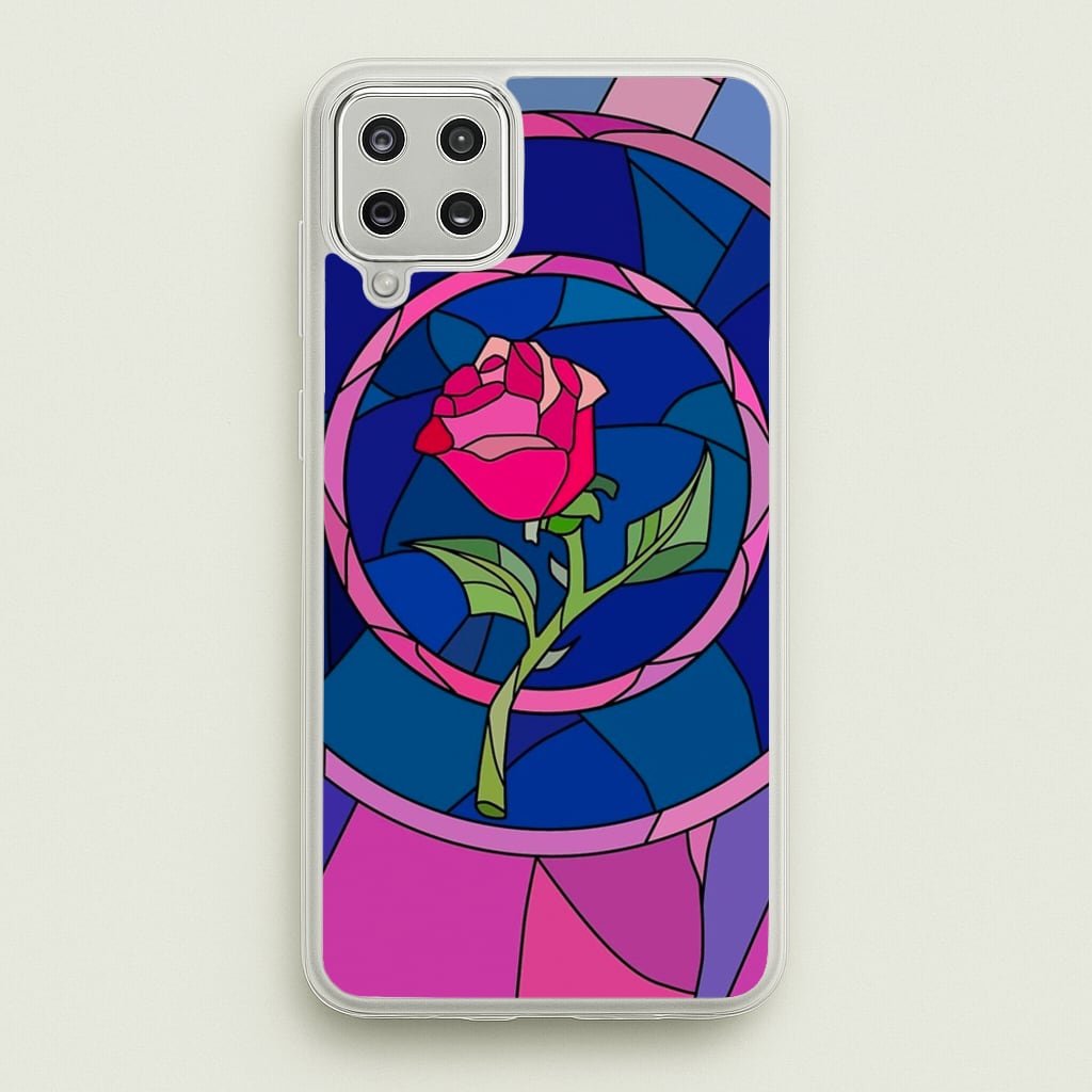 Glass Rose - Beauty - Disney Phone Case for Galaxy A12