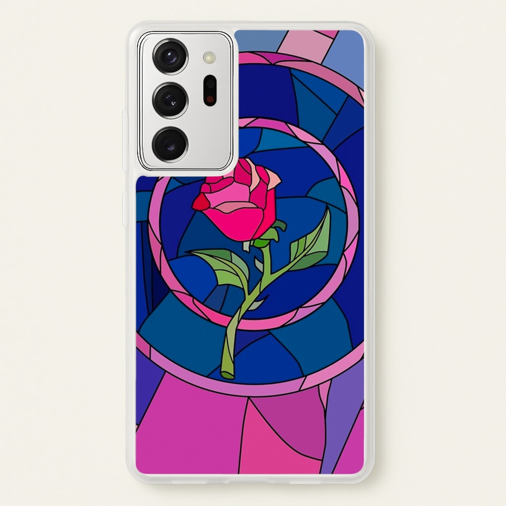 Glass Rose - Beauty - Disney Phone Case for Galaxy Note 20 Ultra