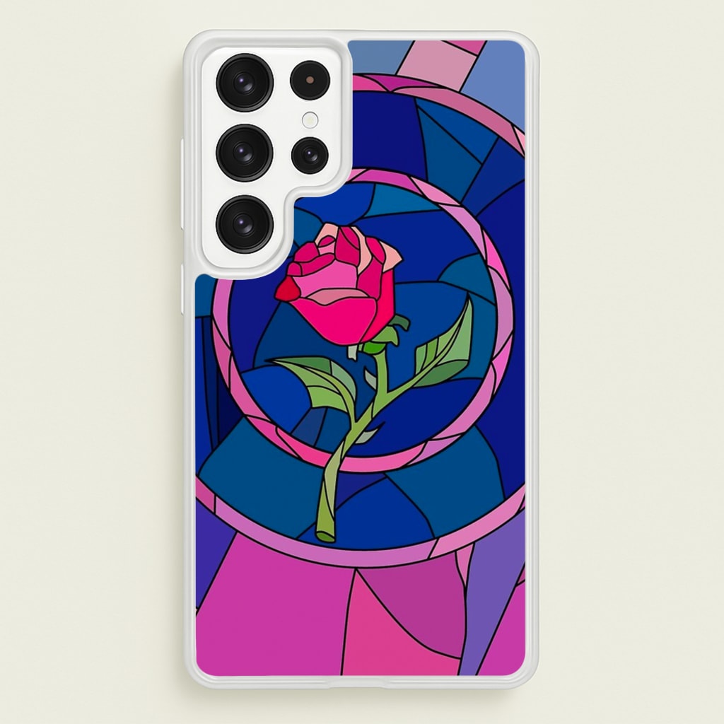 Glass Rose - Beauty - Disney Phone Case for Galaxy S22 Ultra