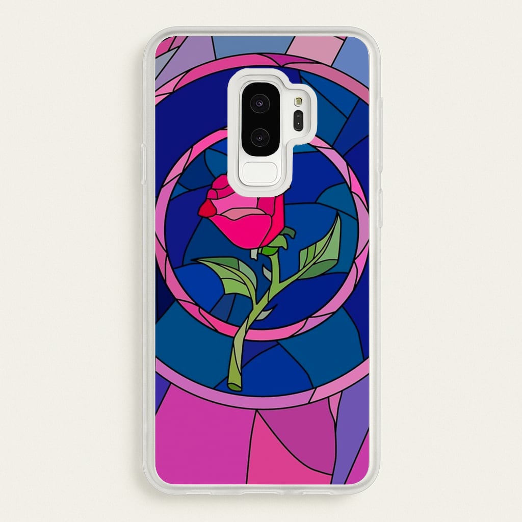 Glass Rose - Beauty - Disney Phone Case for Galaxy S9 Plus