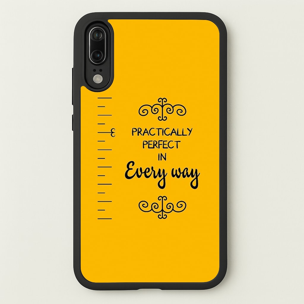 Practically Perfect - Poppins - Disney Phone Case for Huawei P20