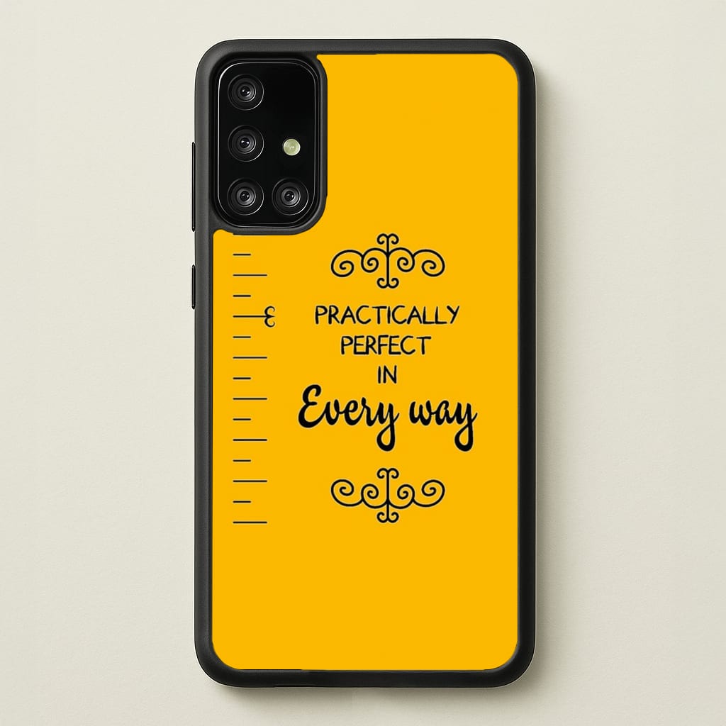 Practically Perfect - Poppins - Disney Phone Case for Galaxy A71