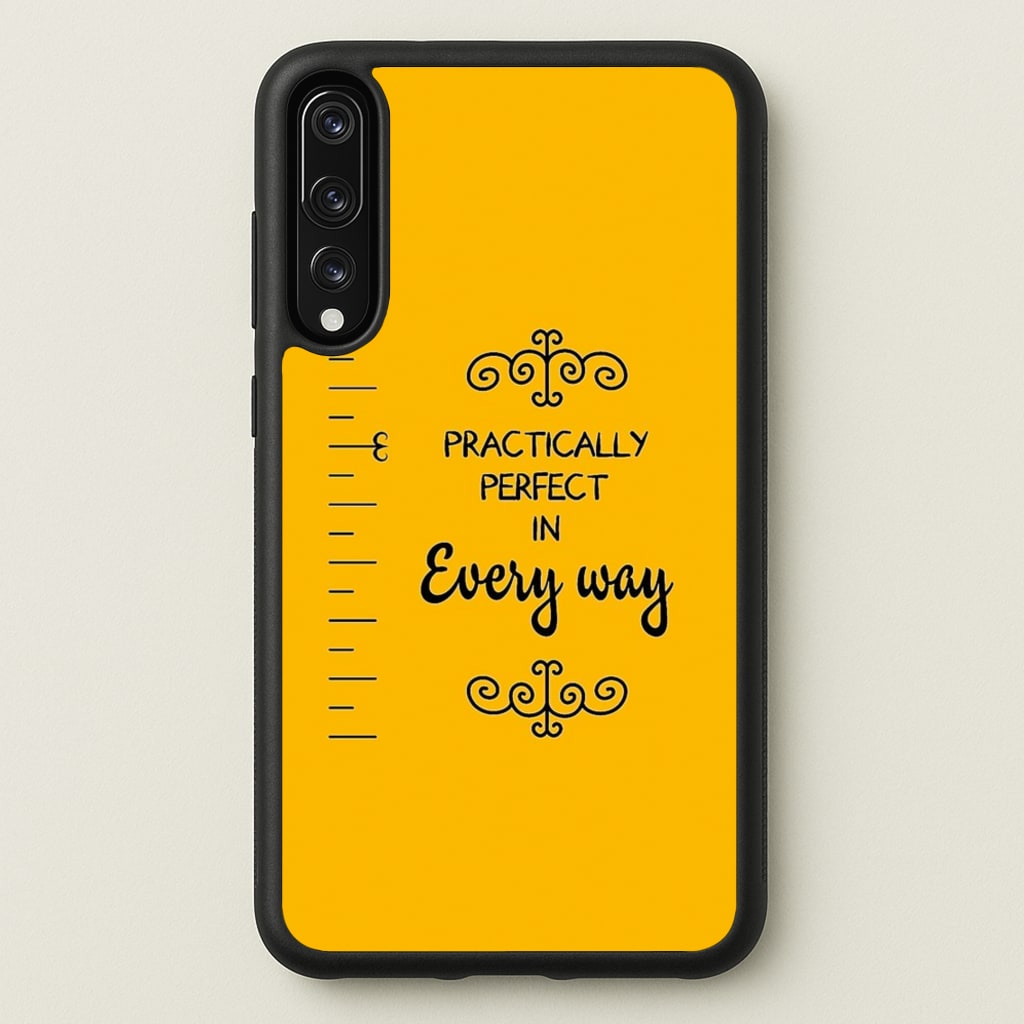 Practically Perfect - Poppins - Disney Phone Case for Huawei P20 Pro