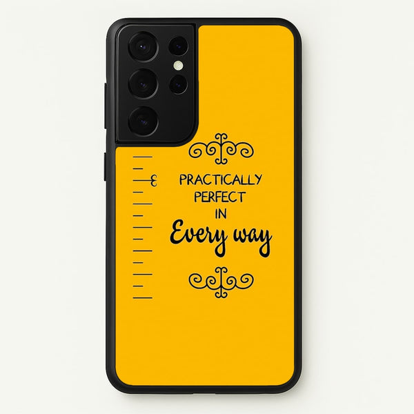 Practically Perfect - Poppins - Disney Phone Case for Galaxy S21 Ultra