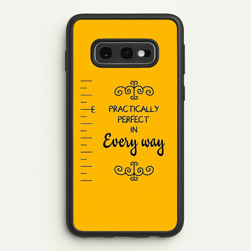 Practically Perfect - Poppins - Disney Phone Case for Galaxy S10e