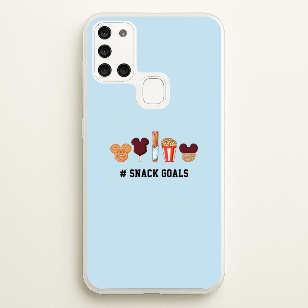 Snack Goals - Disney Phone Case for Galaxy A21s
