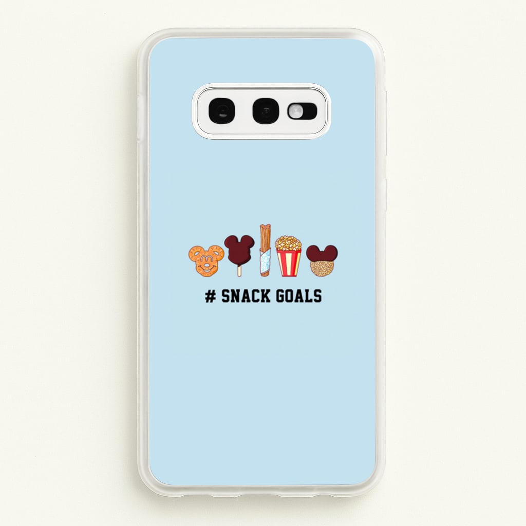 Snack Goals - Disney Phone Case for Galaxy S10e
