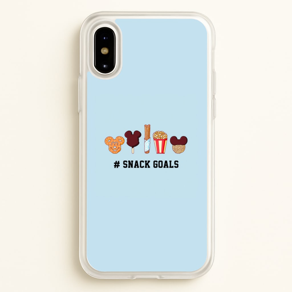 Snack Goals - Disney Phone Case for iPhone X / XS