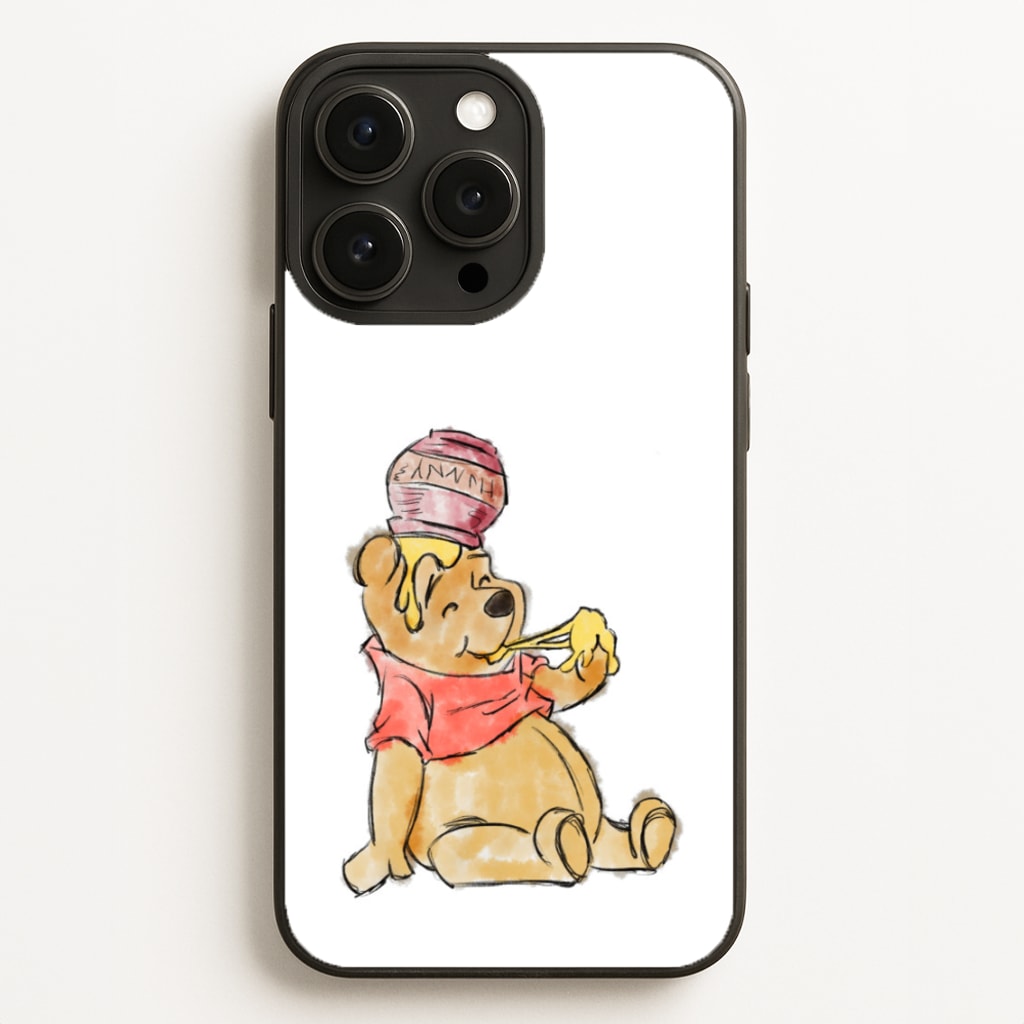 Winnie Sketch - Disney Phone Case for iPhone 16 Pro Max