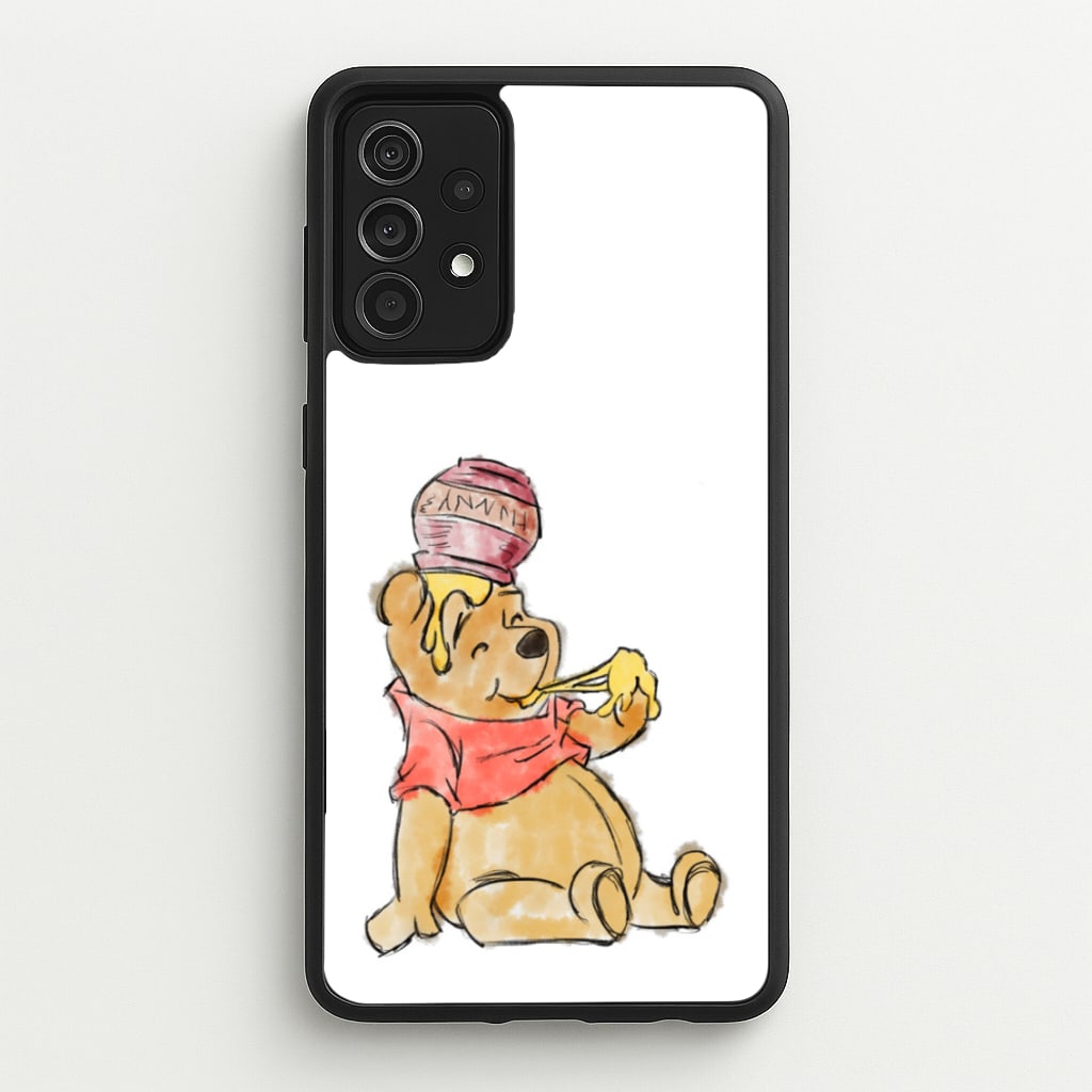 Winnie Sketch - Disney Phone Case for Galaxy A52 / A52s