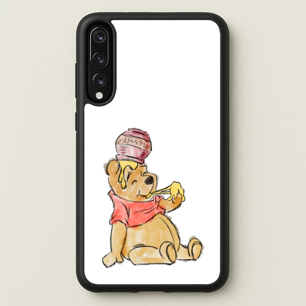 Winnie Sketch - Disney Phone Case for Huawei P20 Pro
