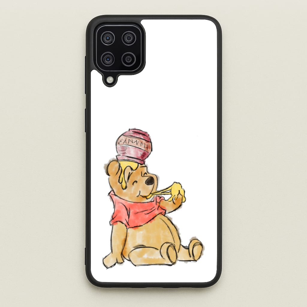 Winnie Sketch - Disney Phone Case for Galaxy A12