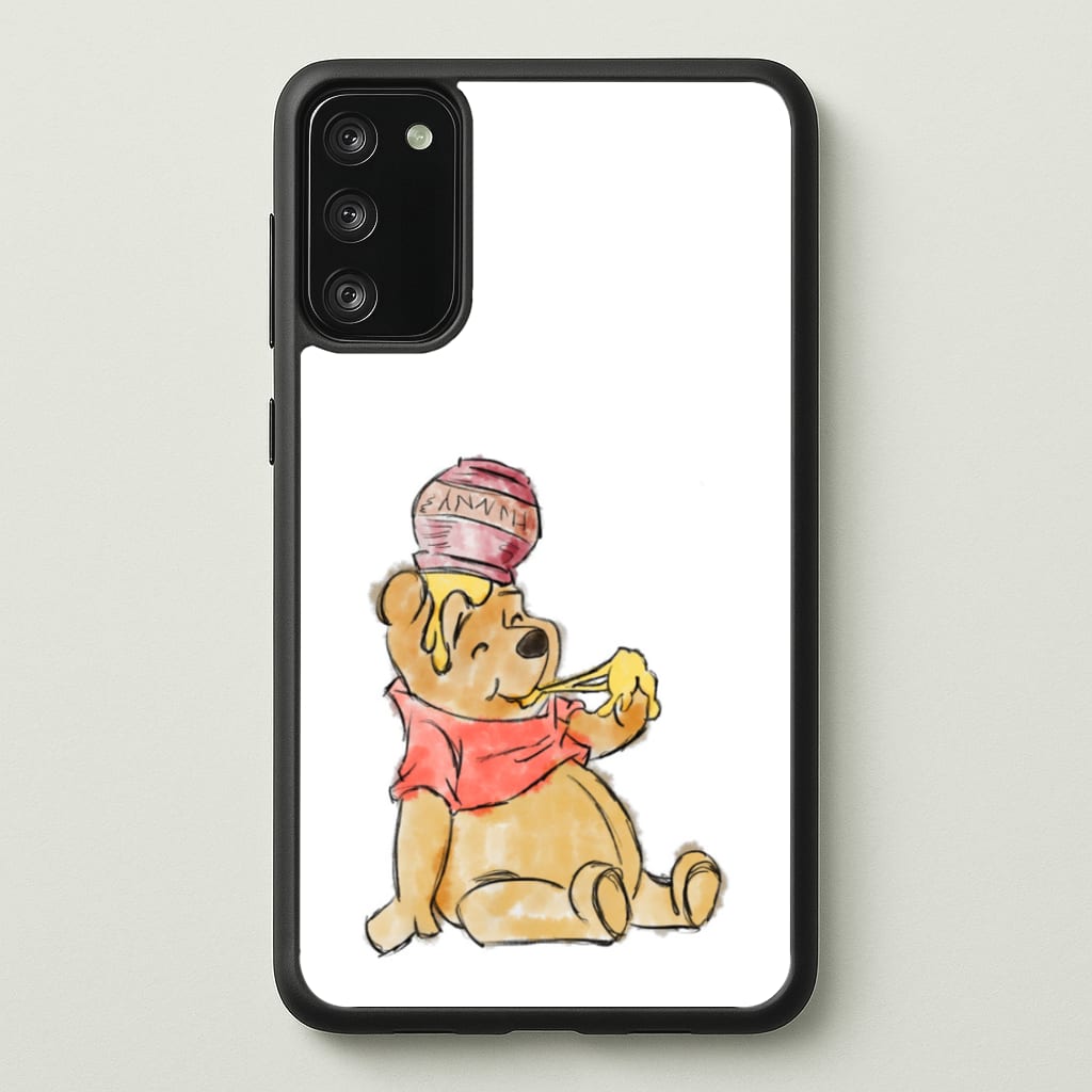 Winnie Sketch - Disney Phone Case for Galaxy S20FE