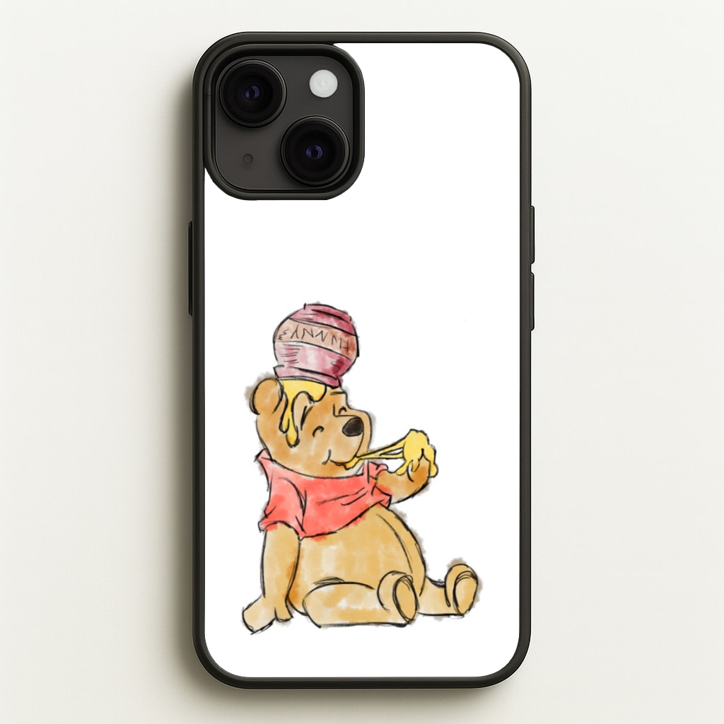 Winnie Sketch - Disney Phone Case for iPhone 13 Mini