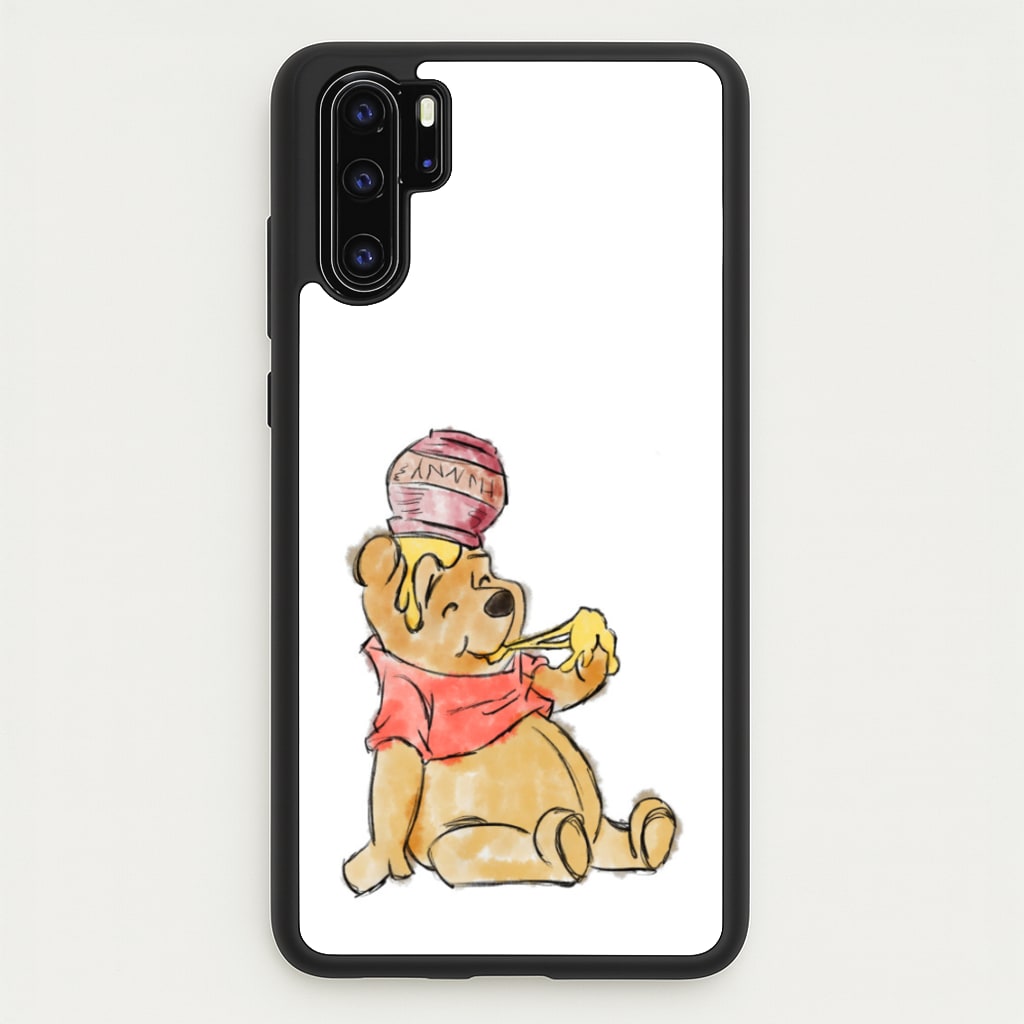Winnie Sketch - Disney Phone Case for Huawei P30 Pro