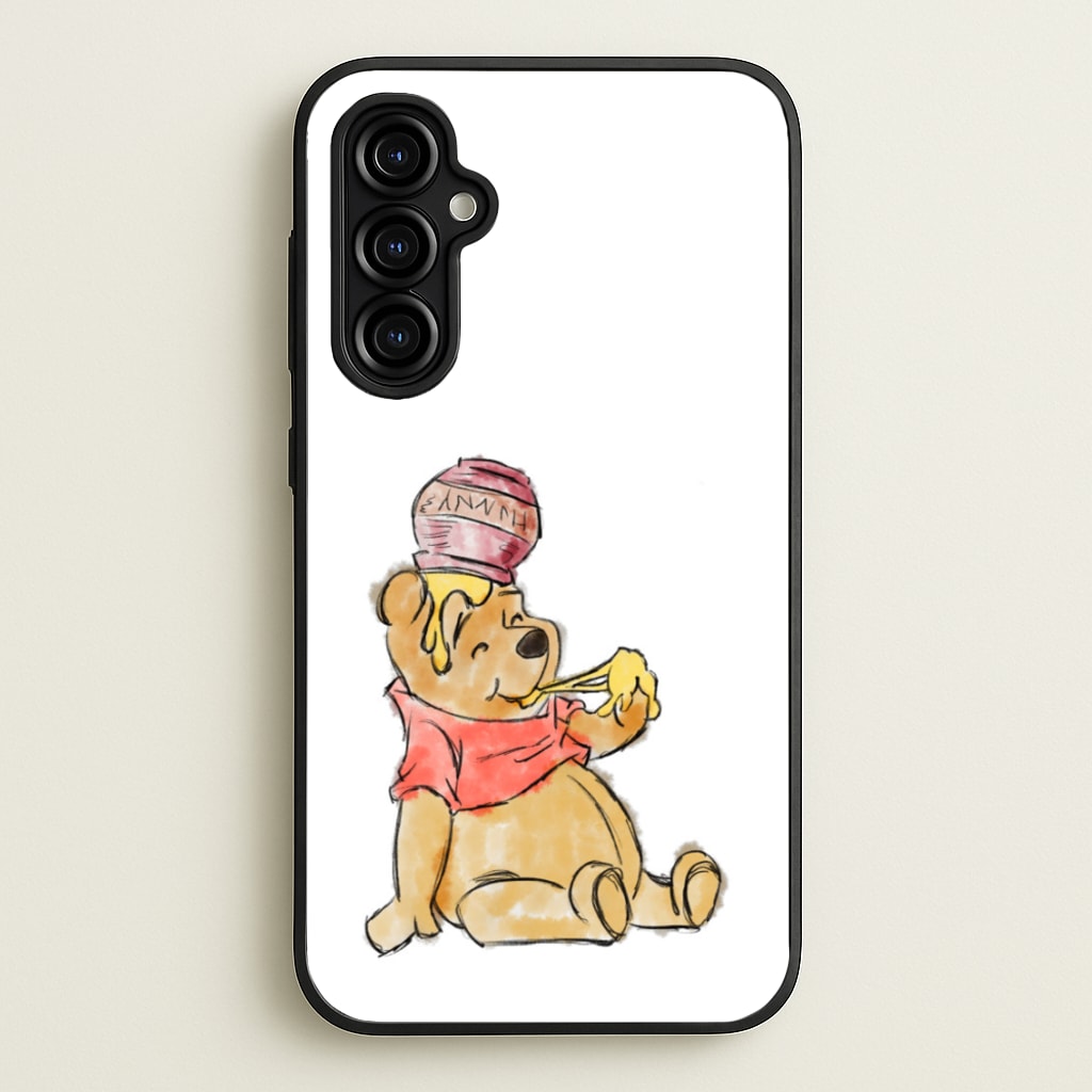 Winnie Sketch - Disney Phone Case for Galaxy A54
