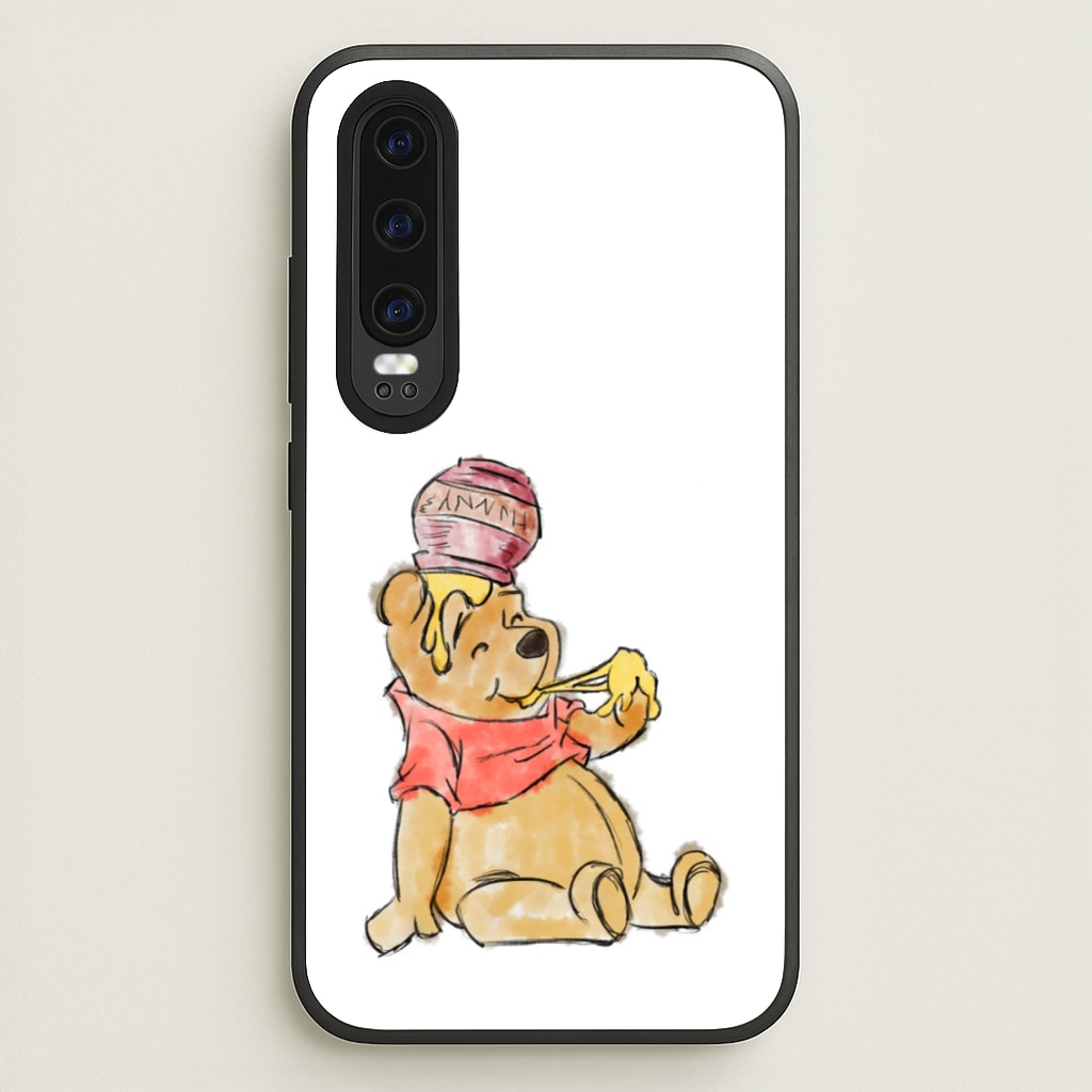 Winnie Sketch - Disney Phone Case for Huawei P30