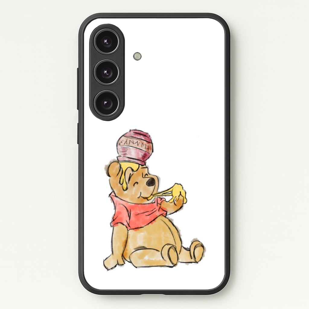 Winnie Sketch - Disney Phone Case for Galaxy S24FE