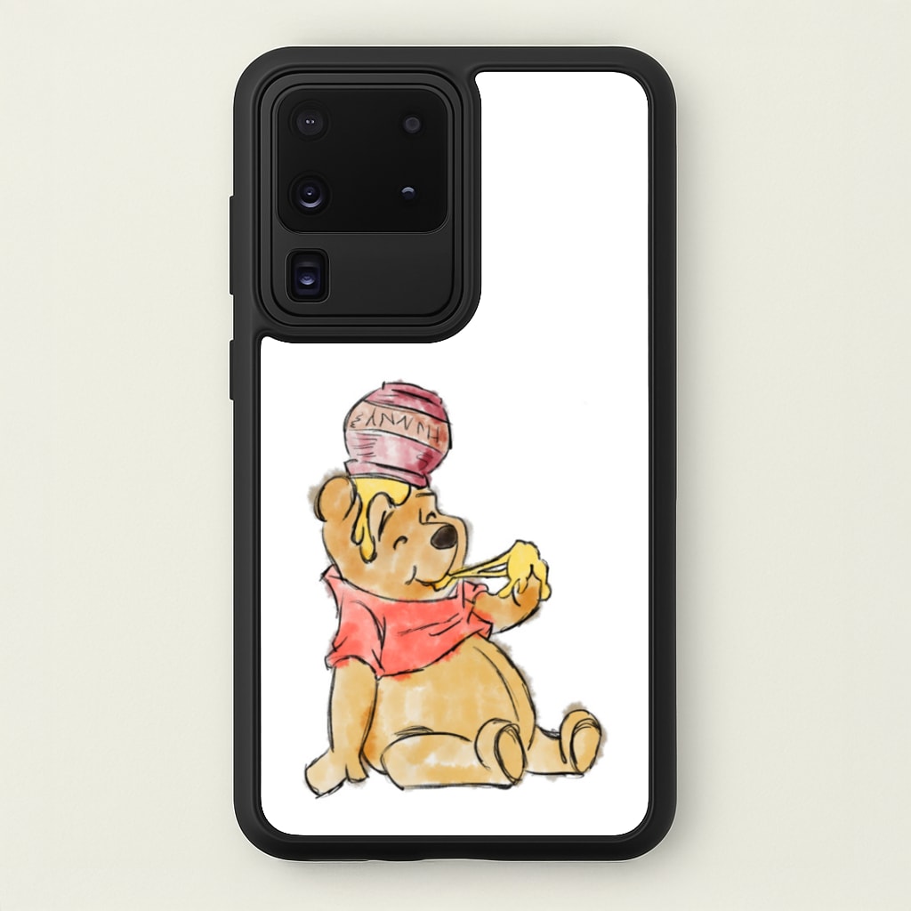Winnie Sketch - Disney Phone Case for Galaxy S20 Ultra