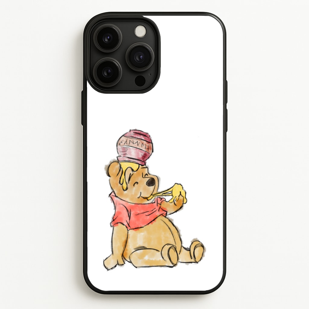 Winnie Sketch - Disney Phone Case for iPhone 13 Pro Max