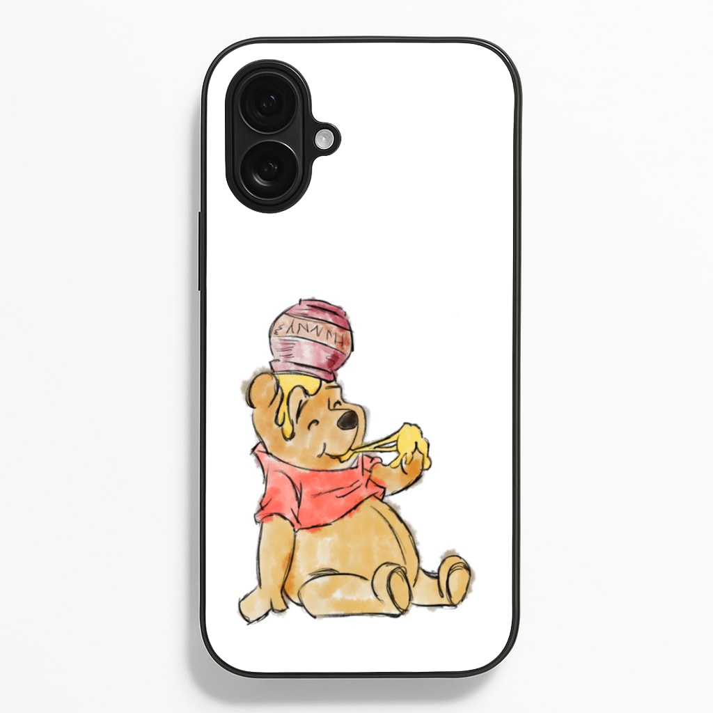 Winnie Sketch - Disney Phone Case for iPhone 16 Plus