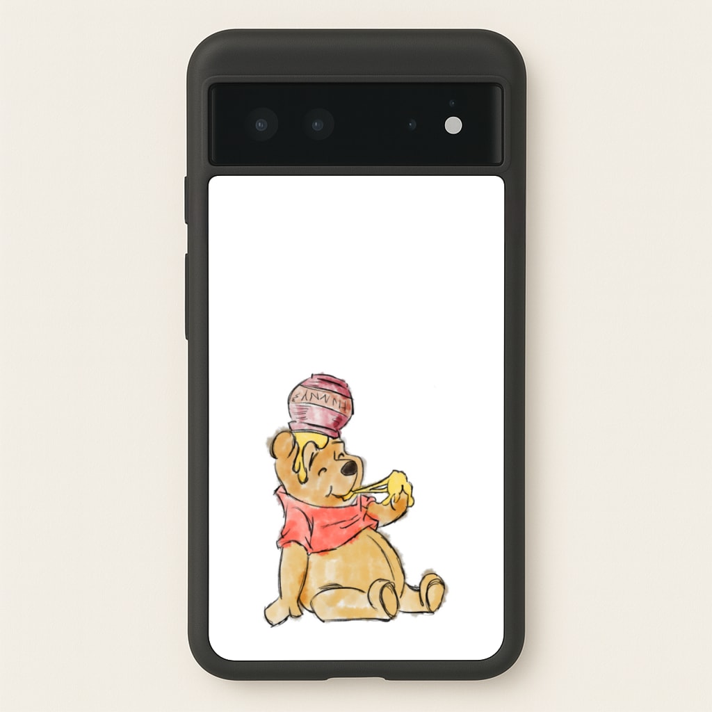 Winnie Sketch - Disney Phone Case for Google Pixel 6