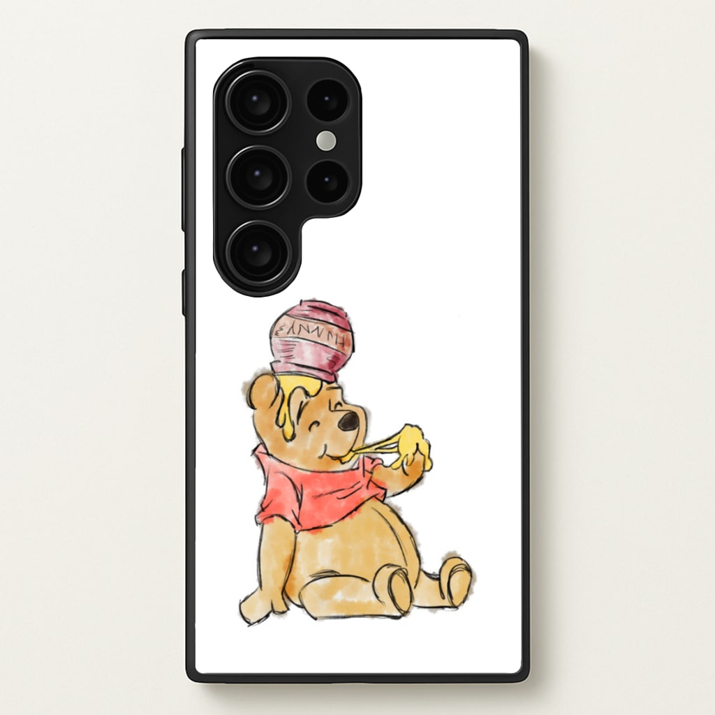 Winnie Sketch - Disney Phone Case for Galaxy S24 Ultra