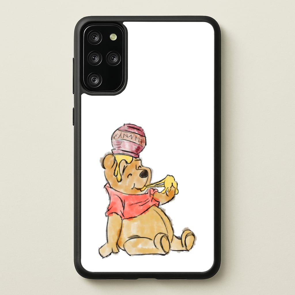 Winnie Sketch - Disney Phone Case for Galaxy S20 Plus