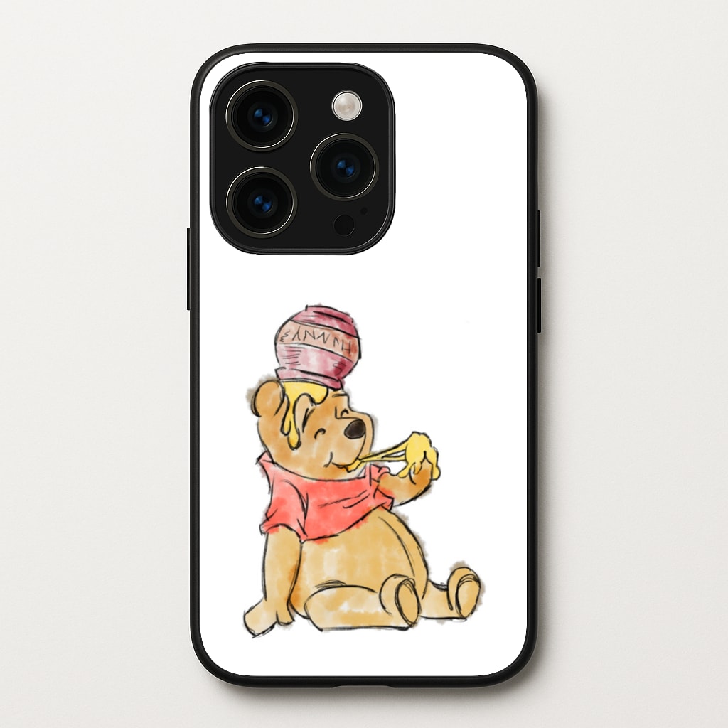 Winnie Sketch - Disney Phone Case for iPhone 14 Pro Max